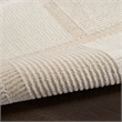 Nourison Nordic 4' x 6' Ivory Taupe Fabric Area Rug