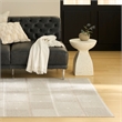 Nourison Nordic 4' x 6' Ivory Taupe Fabric Area Rug