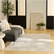 Nourison Nordic 4' x 6' Ivory Taupe Fabric Area Rug