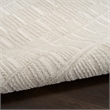 Nourison Nordic 4' x 6' Ivory Fabric Area Rug