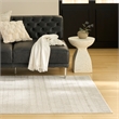 Nourison Nordic 4' x 6' Ivory Fabric Area Rug