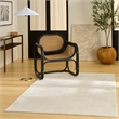 Nourison Nordic 4' x 6' Ivory Fabric Area Rug