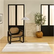 Nourison Nordic 4' x 6' Ivory Fabric Area Rug