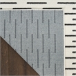 Nourison Nordic 4' x 6' Ivory Black Fabric Area Rug