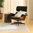 Nourison Nordic 4' x 6' Ivory Black Fabric Area Rug