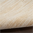 Nourison Essentials 8' Runner Ivory Gold Fabric Area Rug