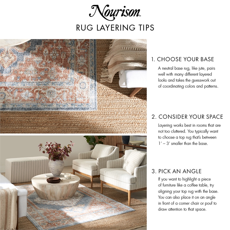 Nourison Essentials 4' x 6' Ivory Gold Fabric Area Rug