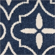 Nourison Essentials 5' x 7' Navy Ivory Fabric Area Rug