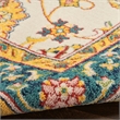Nourison Essentials 8' Runner Ivory Gold Fabric Area Rug
