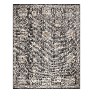Nourison Oushak Home 10' x 14' Charcoal Fabric Area Rug