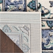 Nourison Essentials 6' Runner Ivory Blue Fabric Area Rug