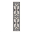 Nourison Essentials 6' Runner Ivory Blue Fabric Area Rug