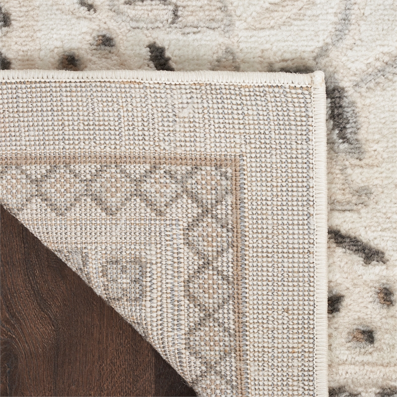 Nourison Serenity Home 2' x 4' Ivory Mocha Fabric Area Rug