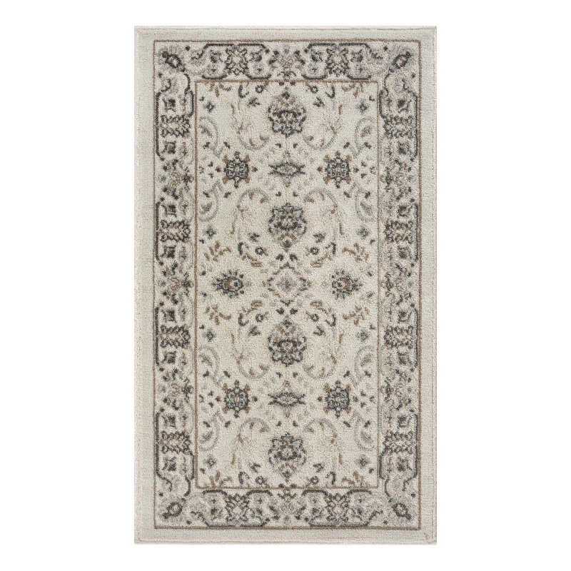 Nourison Serenity Home 2' x 4' Ivory Mocha Fabric Area Rug