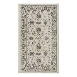 Nourison Serenity Home 2' x 4' Ivory Mocha Fabric Area Rug