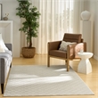 Nourison Serenity Home 5' x 7' Ivory Fabric Area Rug