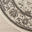 Nourison Serenity Home 4' x Round Ivory Mocha Fabric Area Rug