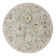Nourison Oushak Home 8' x Round Mint Fabric Area Rug