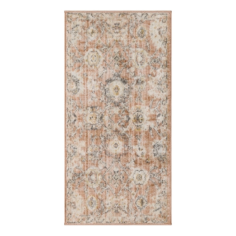 Nourison Oushak Home 2' x 4' Rust Fabric Area Rug