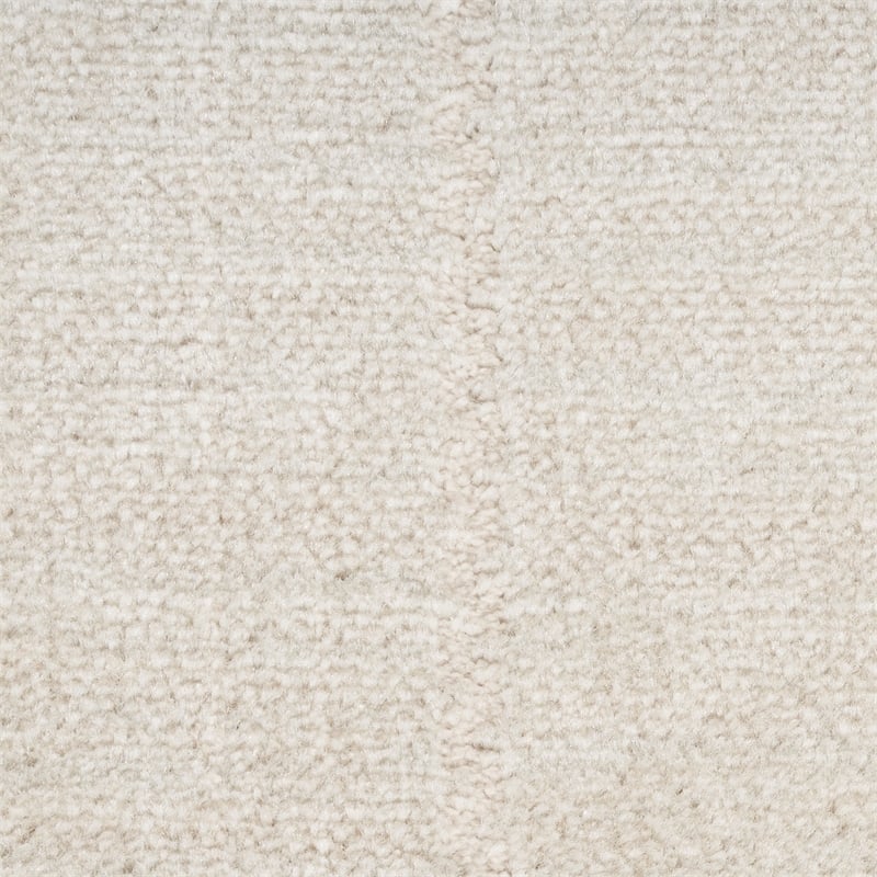 nourison serenity home 2' x 4' ivory cream fabric area rug