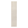Nourison Serenity Home 6' Runner Ivory Cream Fabric Area Rug