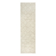 Nourison Serenity Home 8' Runner Ivory Fabric Area Rug