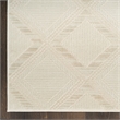 Nourison Serenity Home 5' x 7' Ivory Fabric Area Rug