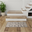 Nourison Oushak Home 2' x 4' Charcoal Fabric Area Rug