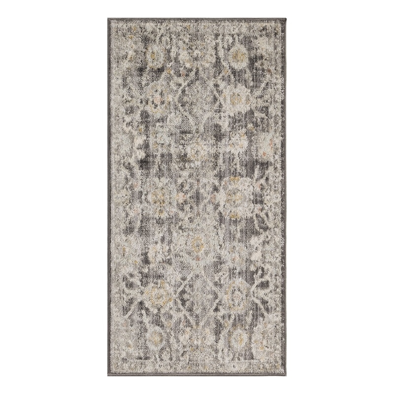 Nourison Oushak Home 2' x 4' Charcoal Fabric Area Rug