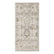 Nourison Oushak Home 2' x 4' Gray Fabric Area Rug