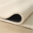 Nourison Soft Plush Rabbit Fur 5' x 7' Beige Fabric Polyester Area Rug