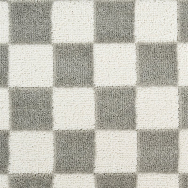 Nourison Serenity Home 4' x 6' Ivory Gray Fabric Area Rug