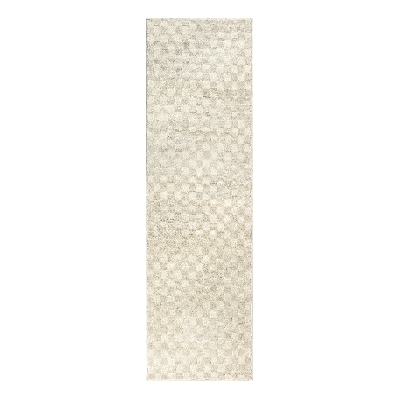 Nourison Serenity Home 8' Runner Beige  Fabric Area Rug