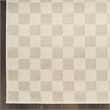 Nourison Serenity Home 4' x 6' Beige  Fabric Area Rug