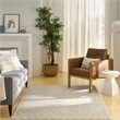 Nourison Serenity Home 4' x 6' Beige  Fabric Area Rug