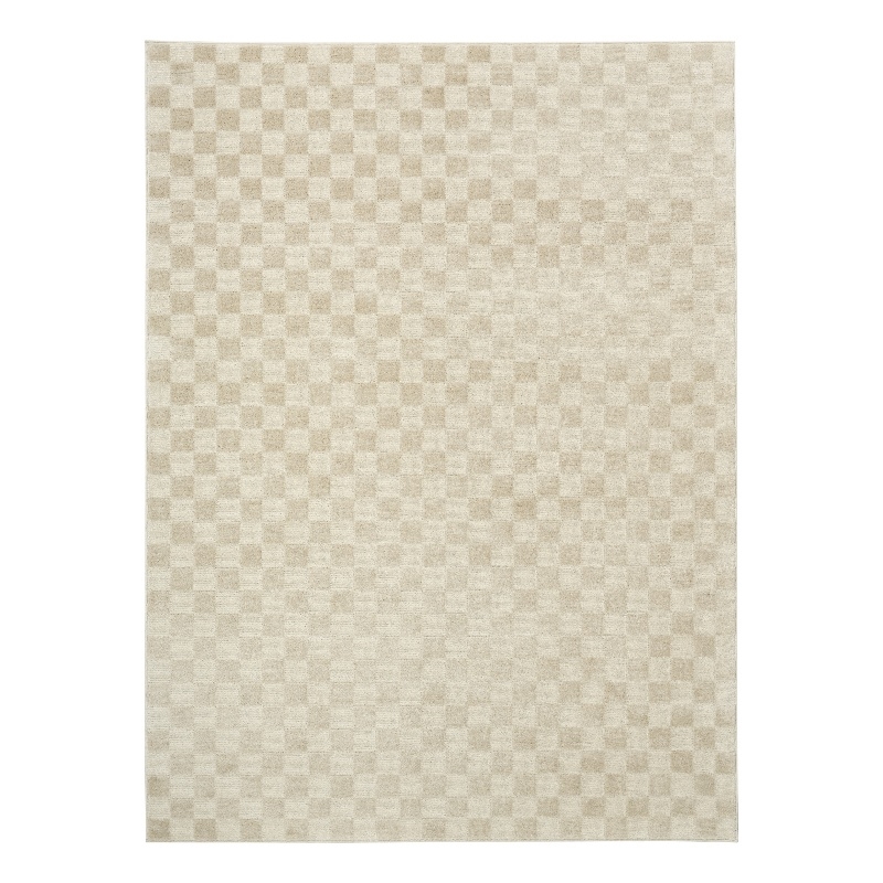 Nourison Serenity Home 4' x 6' Beige  Fabric Area Rug