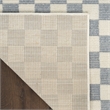 Nourison Serenity Home 4' x 6' Ivory Blue Fabric Area Rug