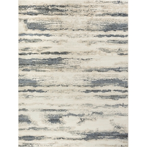 Nourison Serenity Home 9' x 12' Blue Multi-Color Fabric Area Rug
