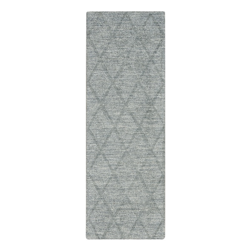 Nourison Wool Haven 6' Runner Blue Indoor Area Rug