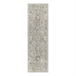 Nourison Oushak Home 6' Runner Mint Fabric Area Rug