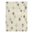 Nourison Serenity Home 5' x 7' Beige Gray Fabric Area Rug
