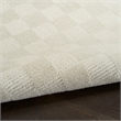 Nourison Serenity Home 9' x 12' Ivory Fabric Area Rug