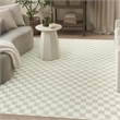 Nourison Serenity Home 9' x 12' Ivory Fabric Area Rug