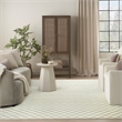 Nourison Serenity Home 9' x 12' Ivory Fabric Area Rug