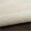 Nourison Serenity Home 4' x 6' Ivory Fabric Area Rug