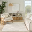 Nourison Textured Home 5' x 7' Beige Ivory Fabric Area Rug
