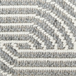 Nourison Textured Home 5' x 7' Charcoal Ivory Fabric Area Rug