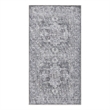 Nourison New Concept Washables 3' x 5' Ivory Grey Vintage Indoor Rug