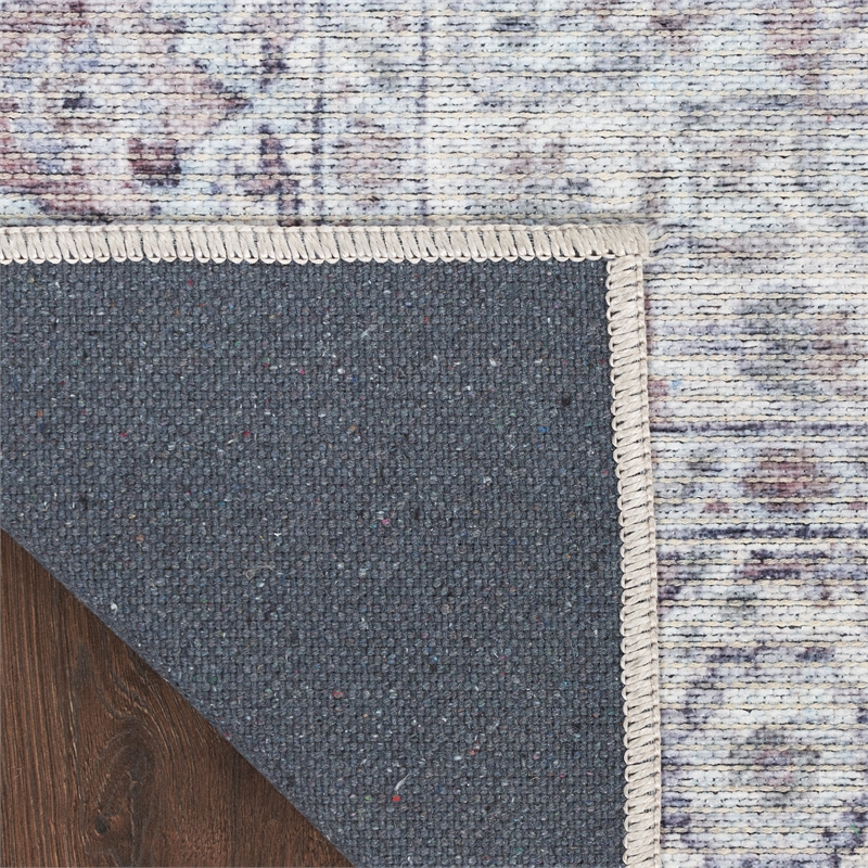 Nourison New Concept Washables 10' x 14' Ivory Grey Vintage Indoor Rug