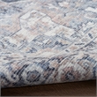 Nourison New Concept Washables 10' x 14' Ivory Navy Vintage Indoor Rug
